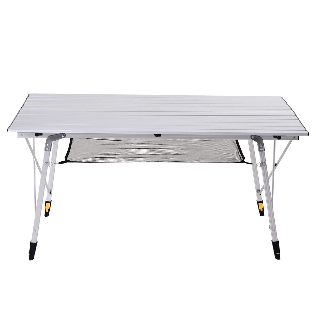 Easycomfort Tavolo da Campeggio Pieghevole Multifunzione in Alluminio with Custodia e Altezza Regolabile Sostiene fino 40 Kg