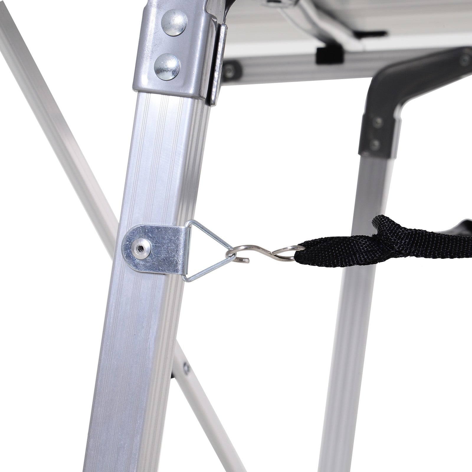 Easycomfort Tavolo da Campeggio Pieghevole Multifunzione in Alluminio with Custodia e Altezza Regolabile Sostiene fino 40 Kg