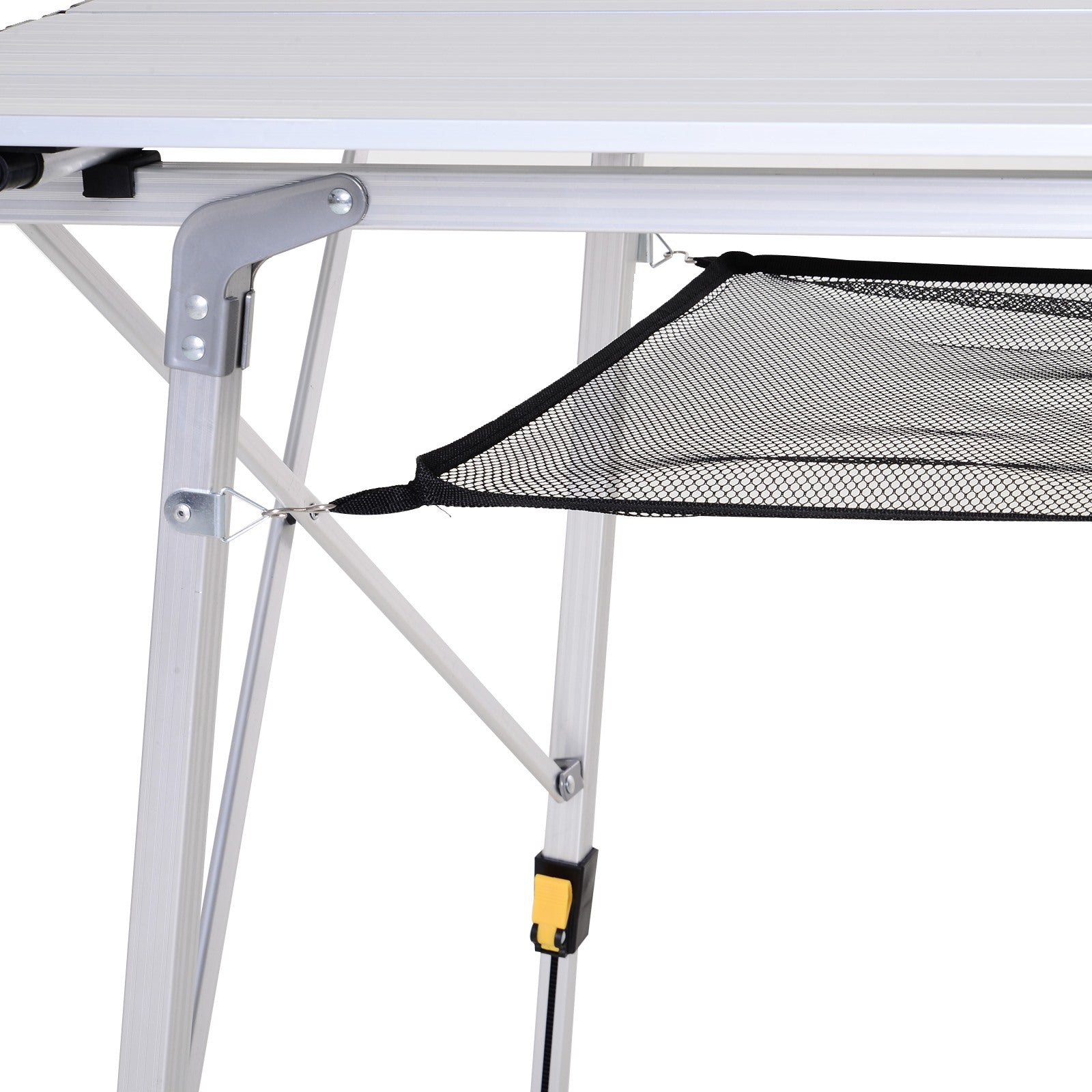 Easycomfort Tavolo da Campeggio Pieghevole Multifunzione in Alluminio with Custodia e Altezza Regolabile Sostiene fino 40 Kg