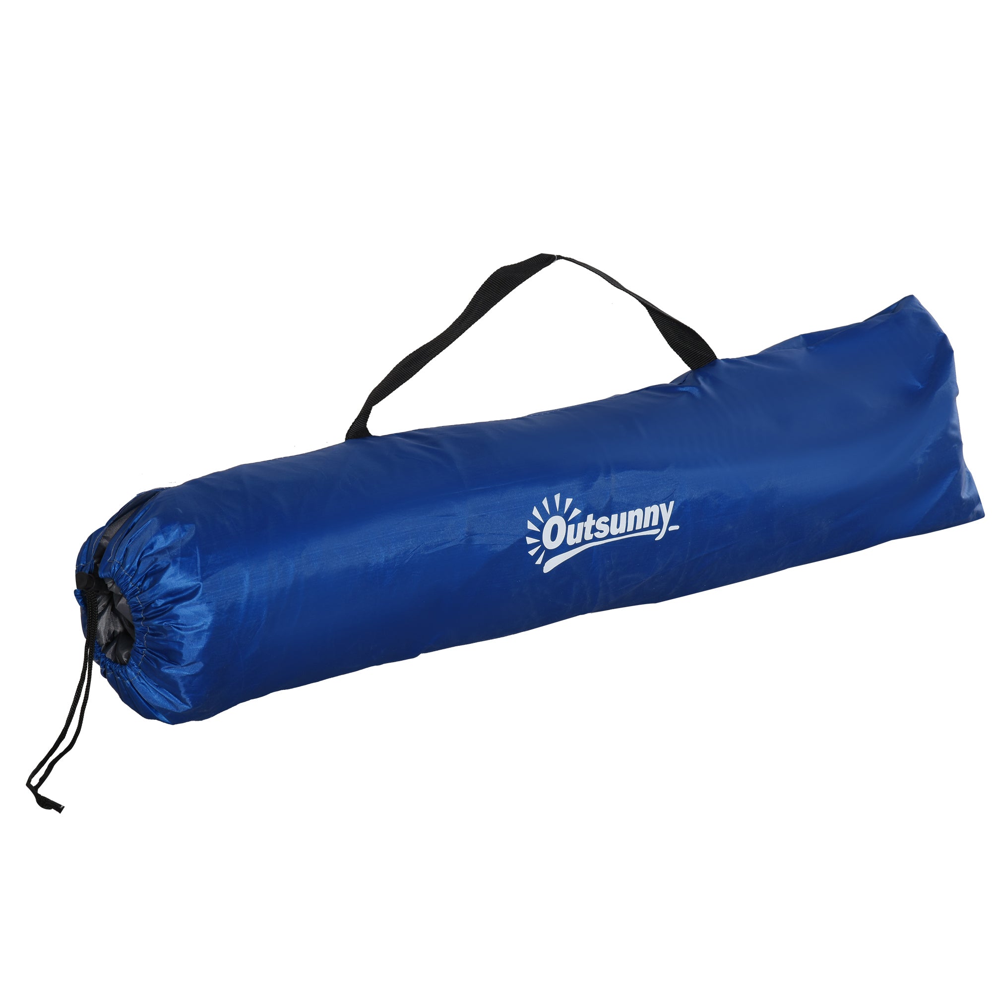 Easycomfort Tenda da Spiaggia Pop Up with 2 Finestre Traforate e Porta Richiudibile, 220x173x120cm Blue e Giallo