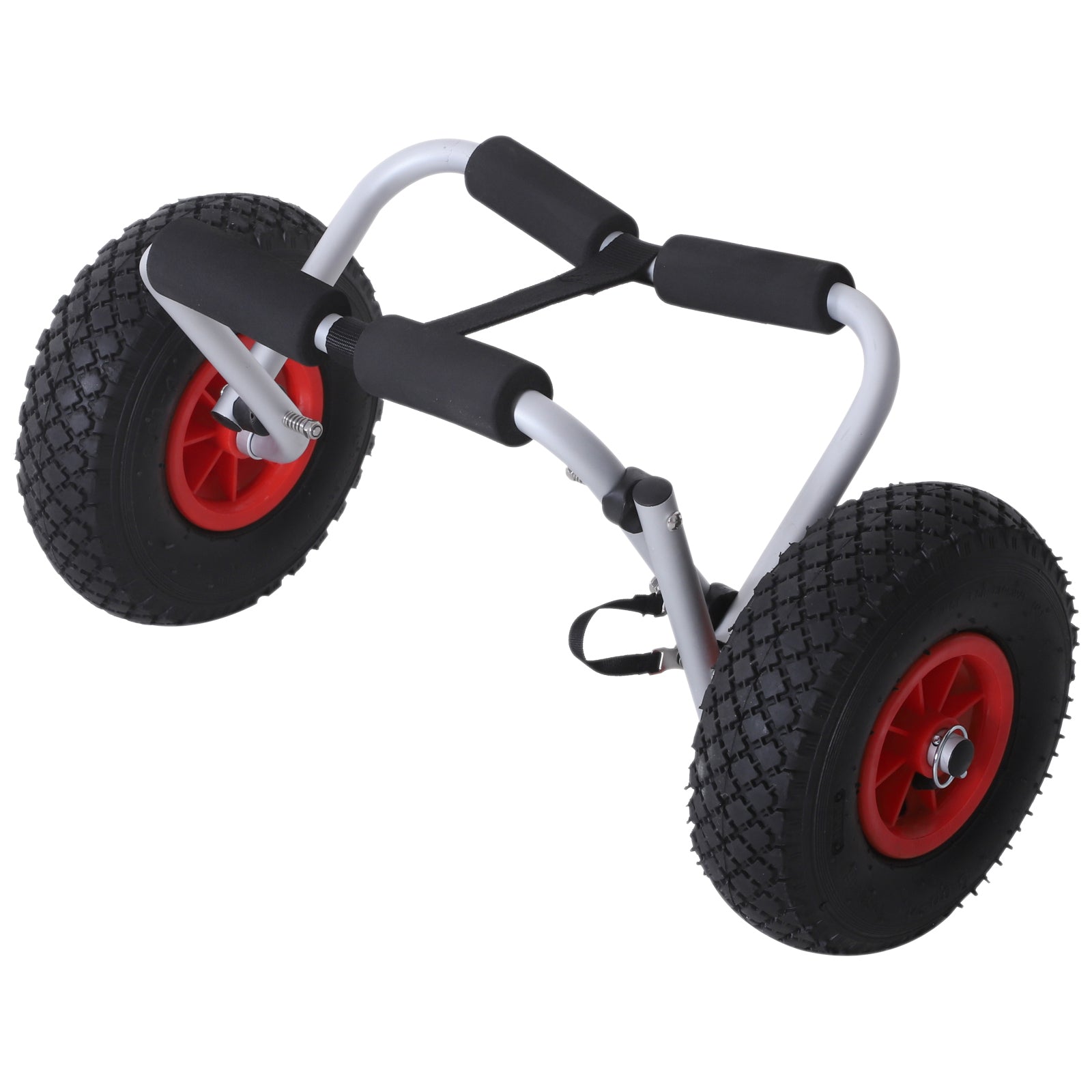 Easycomfort Carrello per Kayak Pieghevole Pneumatici 25cm Adatto a Tutte le Superfici