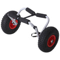 Easycomfort Carrello per Kayak Pieghevole Pneumatici 25cm Adatto a Tutte le Superfici