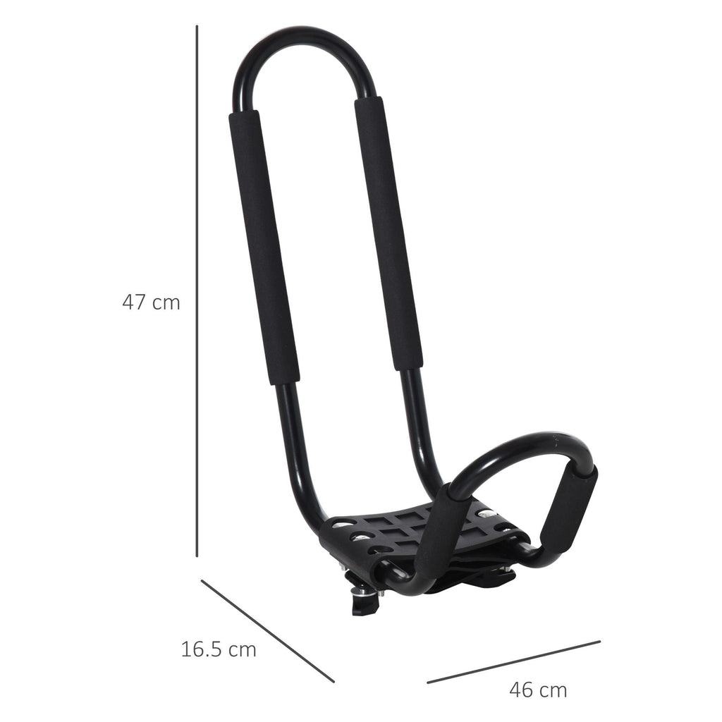 EasyComfort kajakdragers voor dakdrager - set van 2, 46x16.5x47 cm
