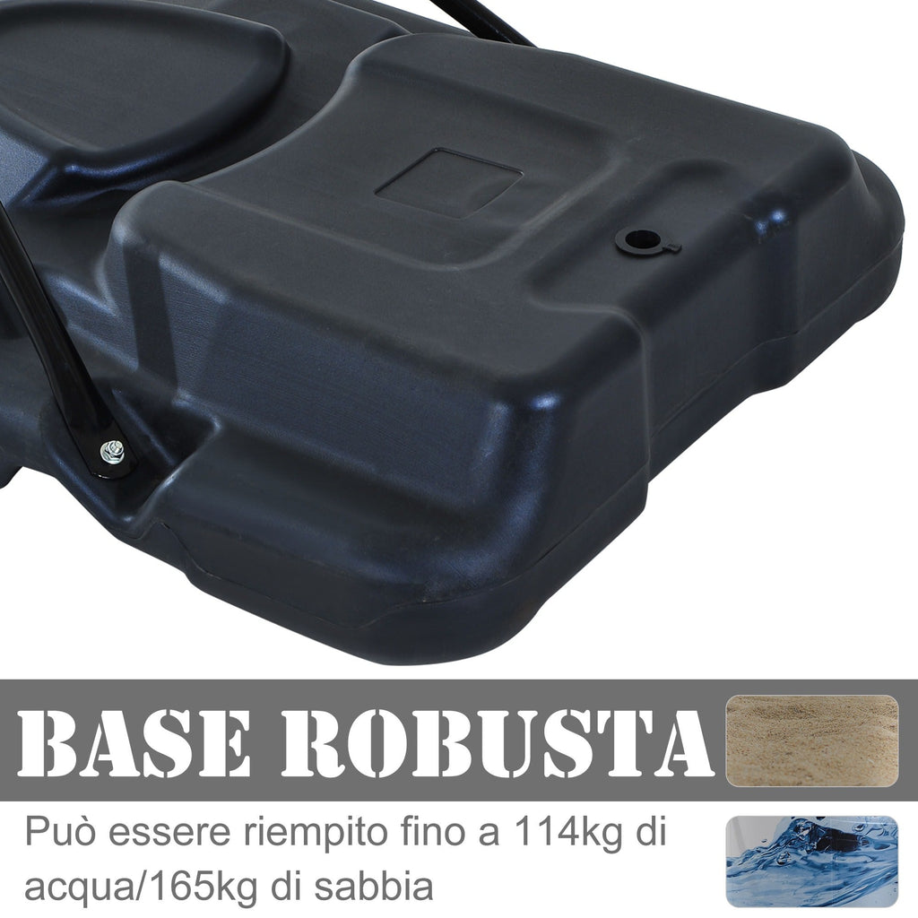 EasyComfort verstelbare basketbalstandaard 73x49x194-249 cm