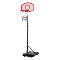 Easycomfort Canestro Basket Altezza Regolabile 5 Livelli 175-215cm, Struttura Metallo e Base Riempibile with Ruote, Tabellone PE