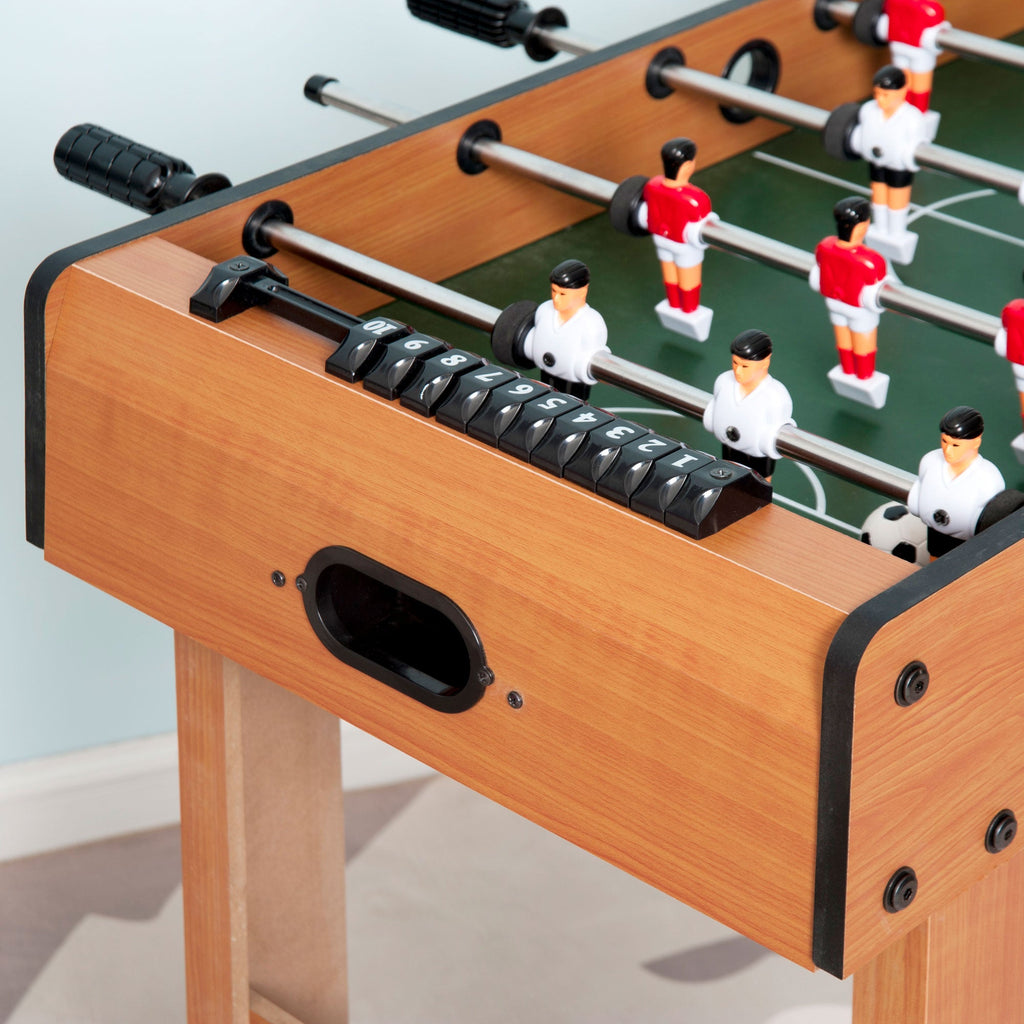 Easycomfort Calcio Balilla Professionale per Bambini e Adulti with Aste in Legno MDF 92x46x78cm