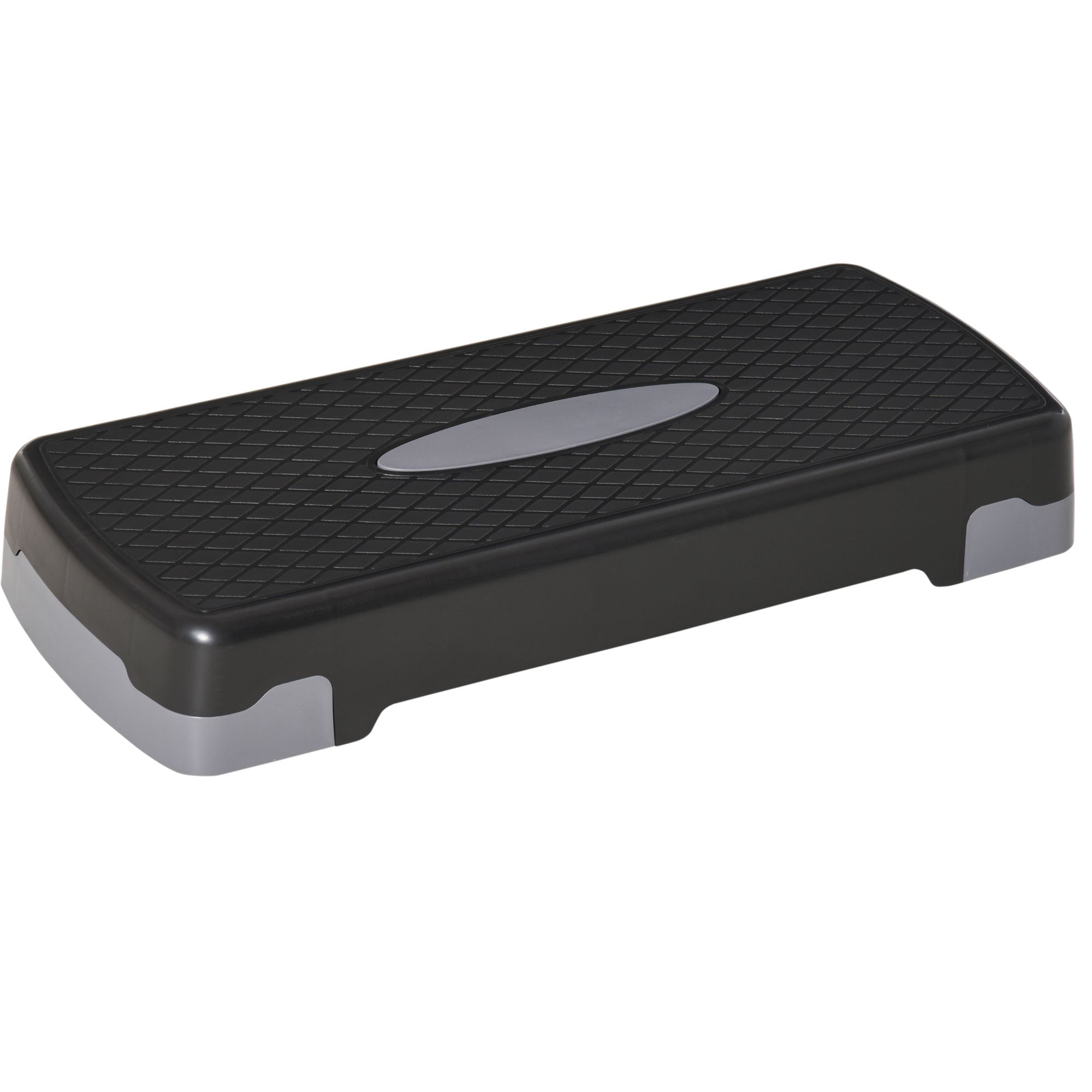 EasyComfort stepbank verstelbaar 10/15 cm – 68x29 cm, zwart/grijs