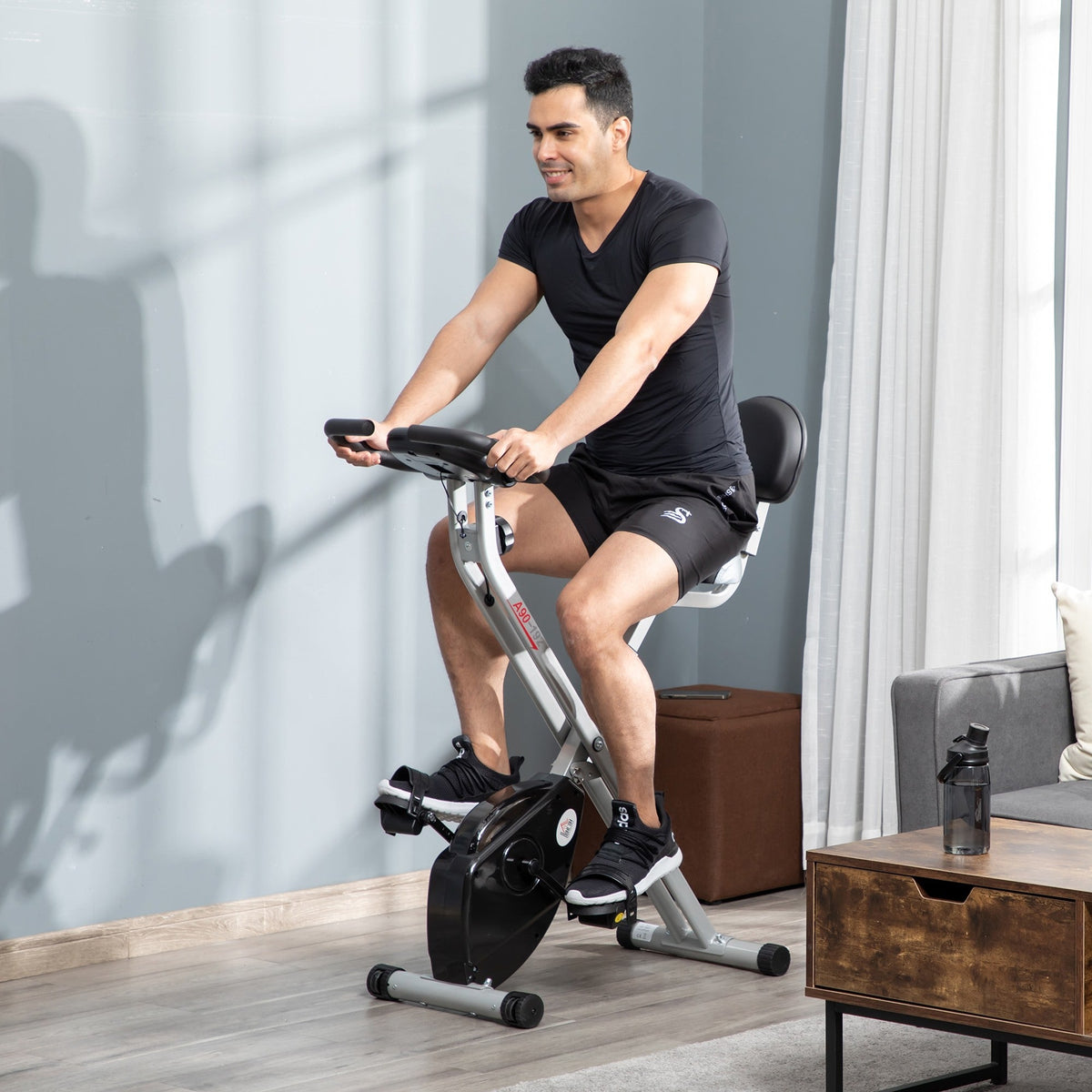 Soozier opvouwbare hometrainer – 8 weerstandsniveaus