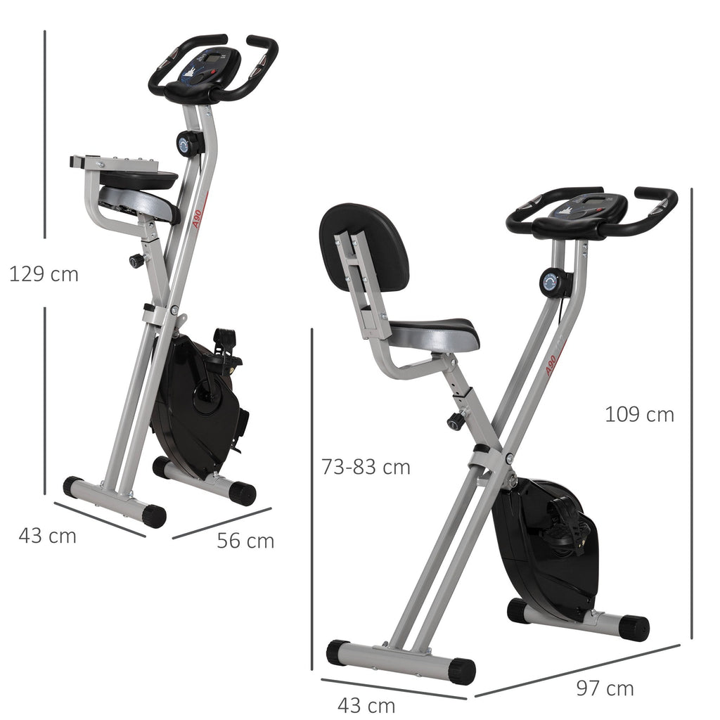 Soozier opvouwbare hometrainer – 8 weerstandsniveaus