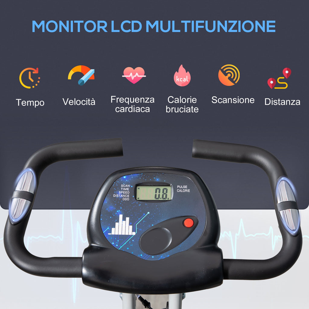 Soozier opvouwbare hometrainer – 8 weerstandsniveaus