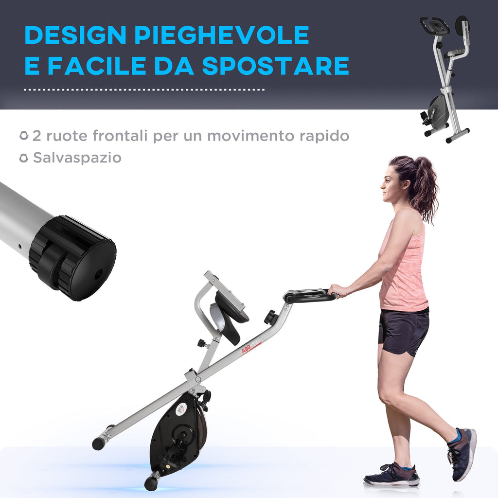 Soozier opvouwbare hometrainer – 8 weerstandsniveaus