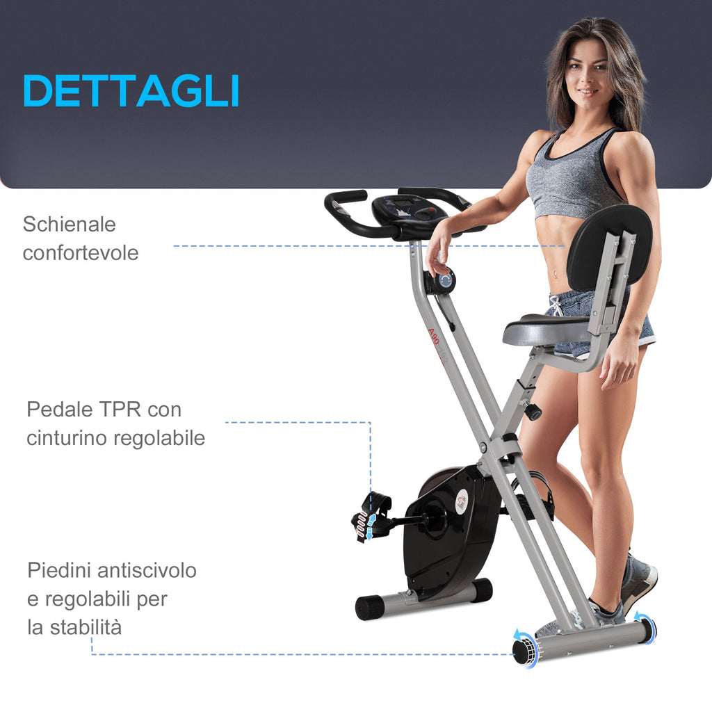 Soozier opvouwbare hometrainer – 8 weerstandsniveaus