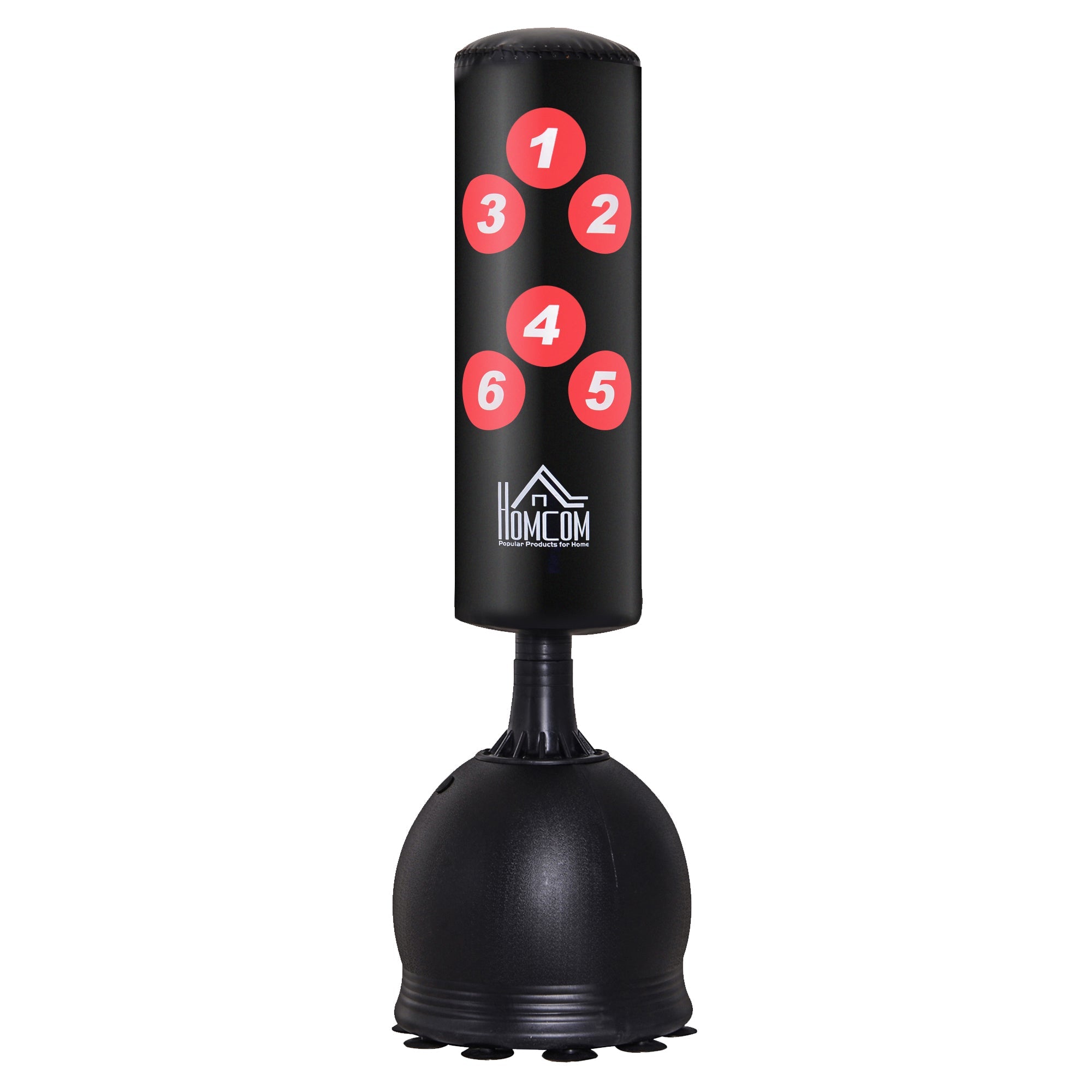 EASYCOMFORT Floor Punching Bag, Punching Bag for Adults and Children, Fit Boxing Martial Arts (50x50x165cm)