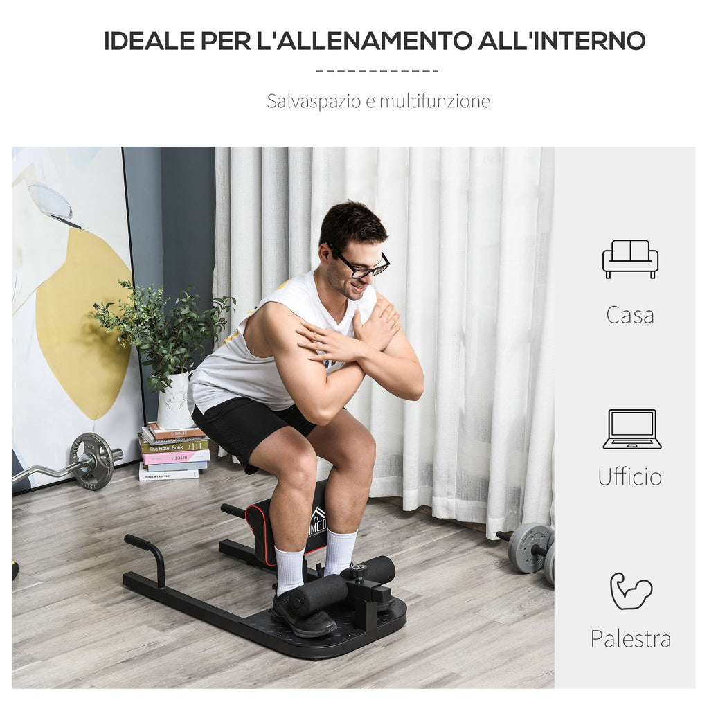 EasyComfort Fitnessbank voor Sissy Squats (staal) – draagkracht 120kg