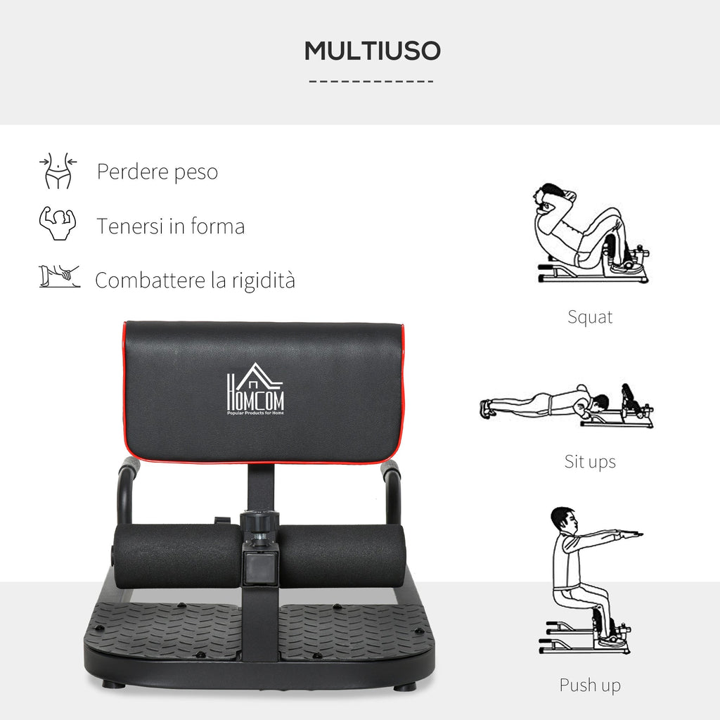 EasyComfort Fitnessbank voor Sissy Squats (staal) – draagkracht 120kg