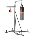 Easycomfort Stazione Multiuso Regolabile with Sacco da Boxe 20kg e Punching Ball per Allenamento Pugilato