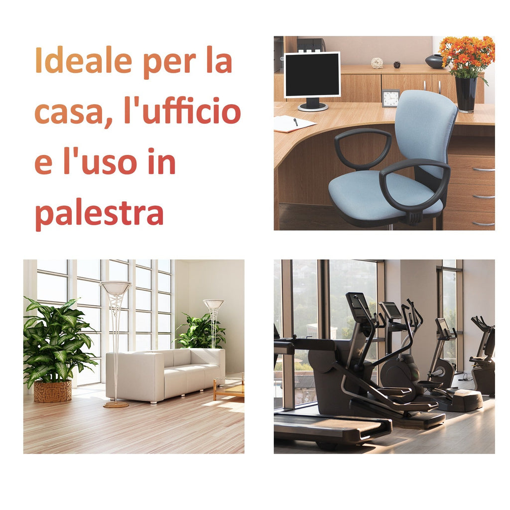 Easycomfort Set Bilanciere e Dischi 70kg, 8 Dischi Pesi Rivestiti in Plastica e Barra in Ferro, 170x40.5x40.5cm black