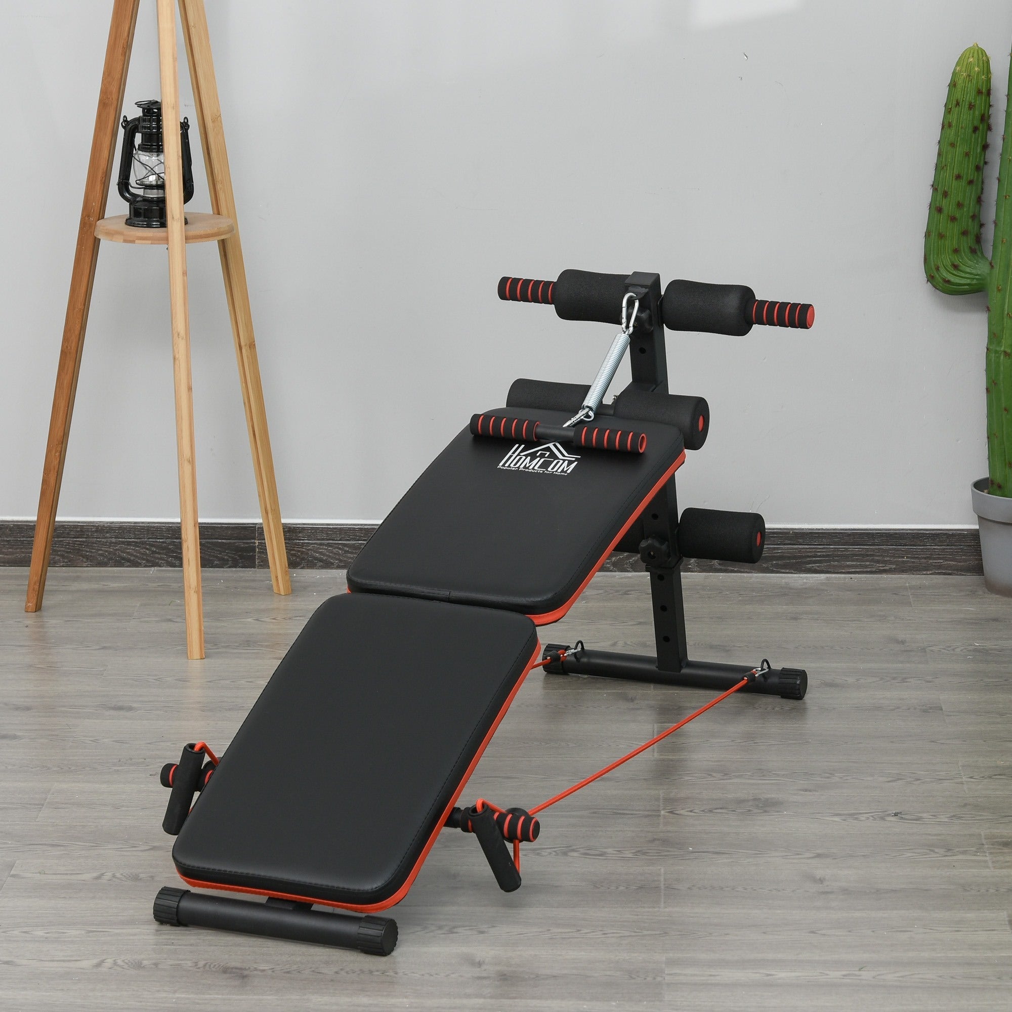 EASYCOMFORT opvouwbare verstelbare buikspierbank, 110 kg