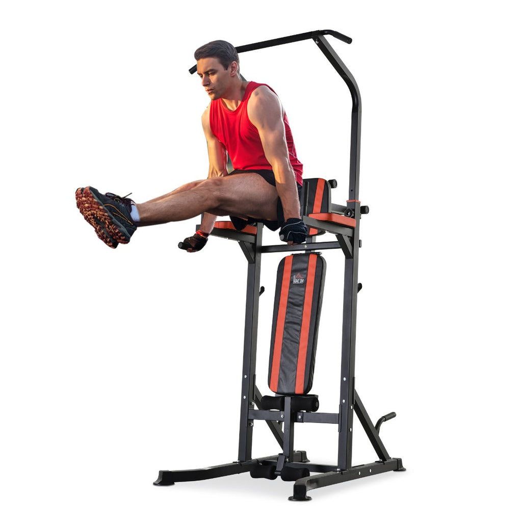 EasyComfort Foldbare multifunctionele trainingstoren met optrekstang