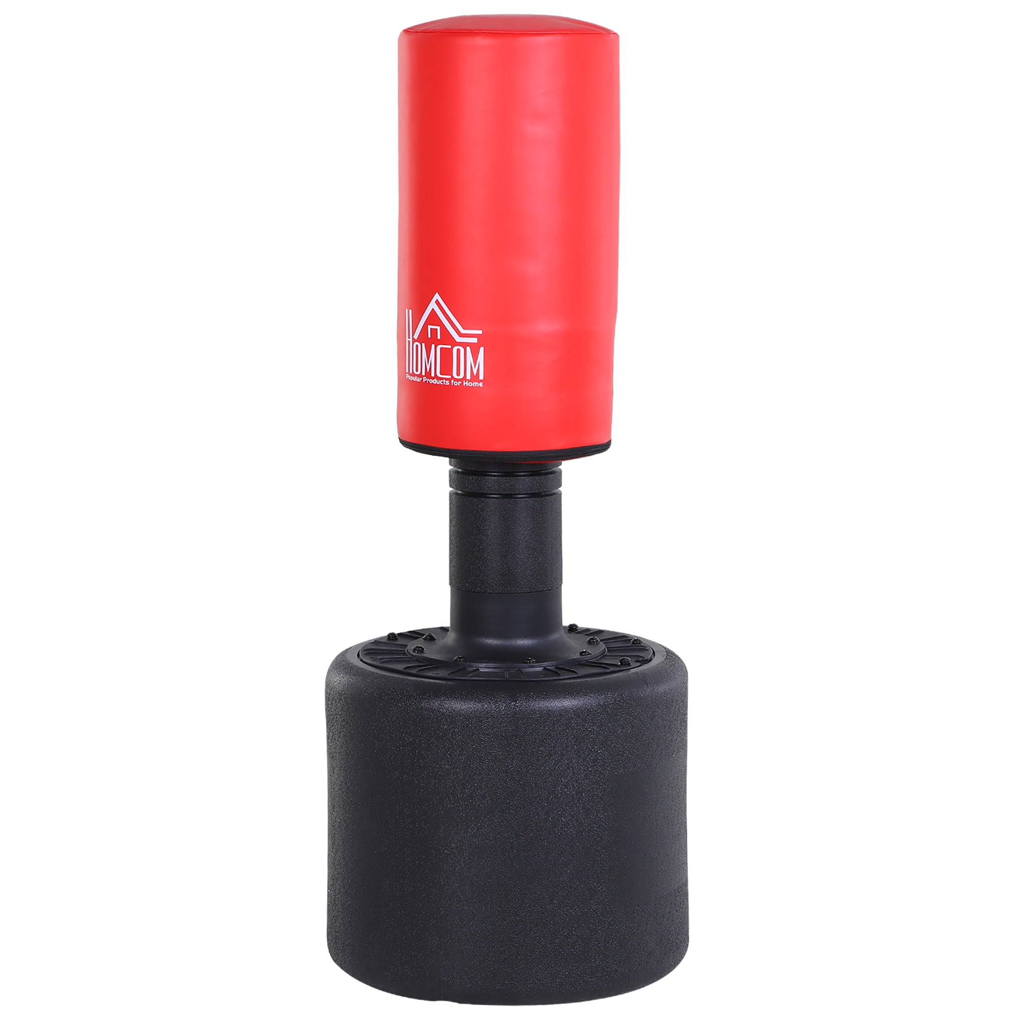 EASYCOMFORT Floor Punching Bag Adjustable Height 145-172cm with Fillable Base