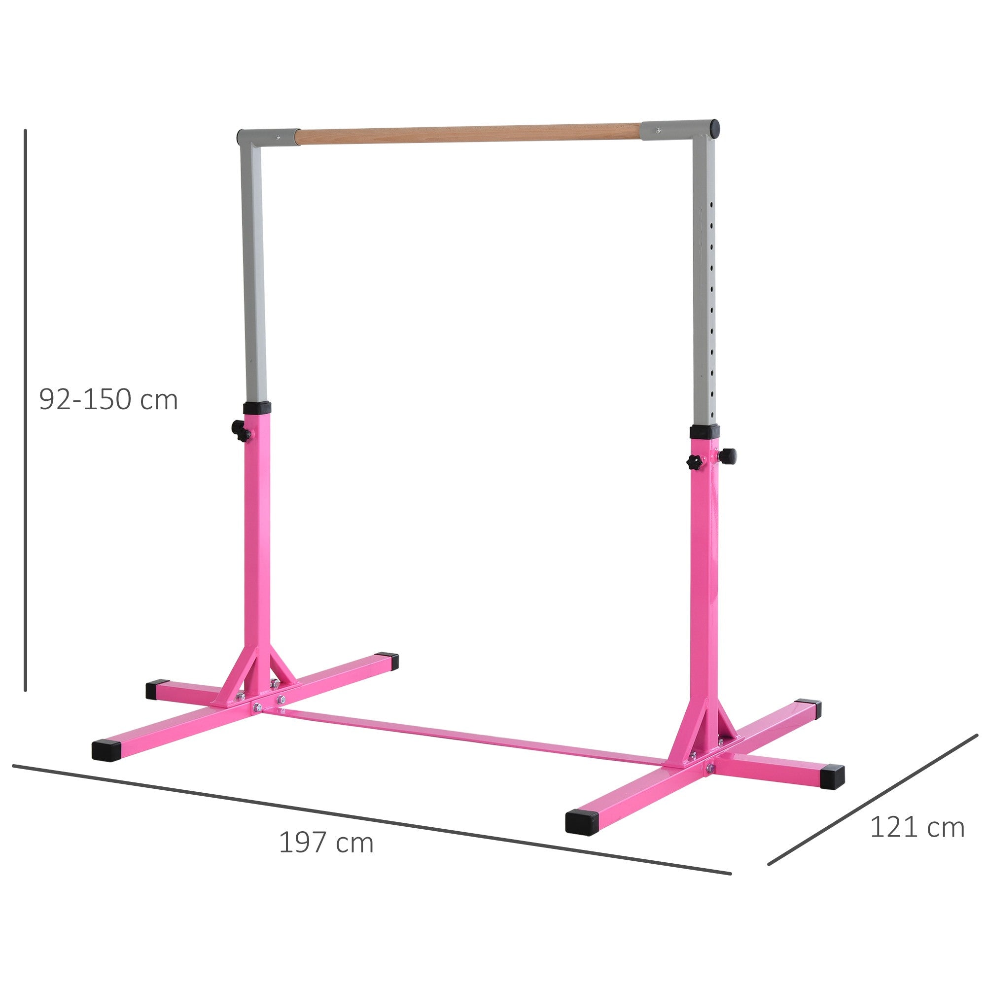 EasyComfort Turnrek verstelbaar 92–150 cm voor kinderen, max. 75 kg
