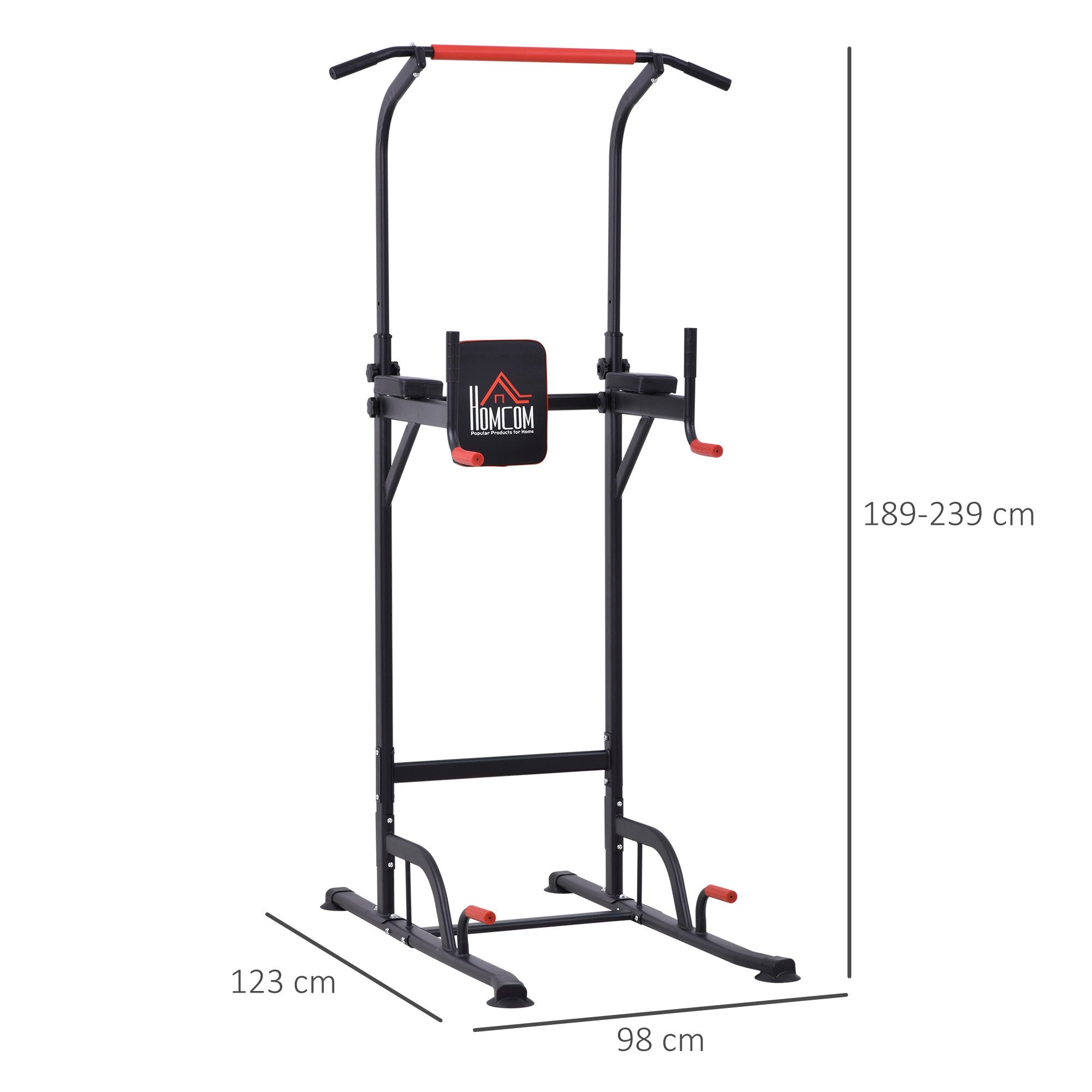 EasyComfort Power Tower multifunctioneel fitnessstation 181-229cm