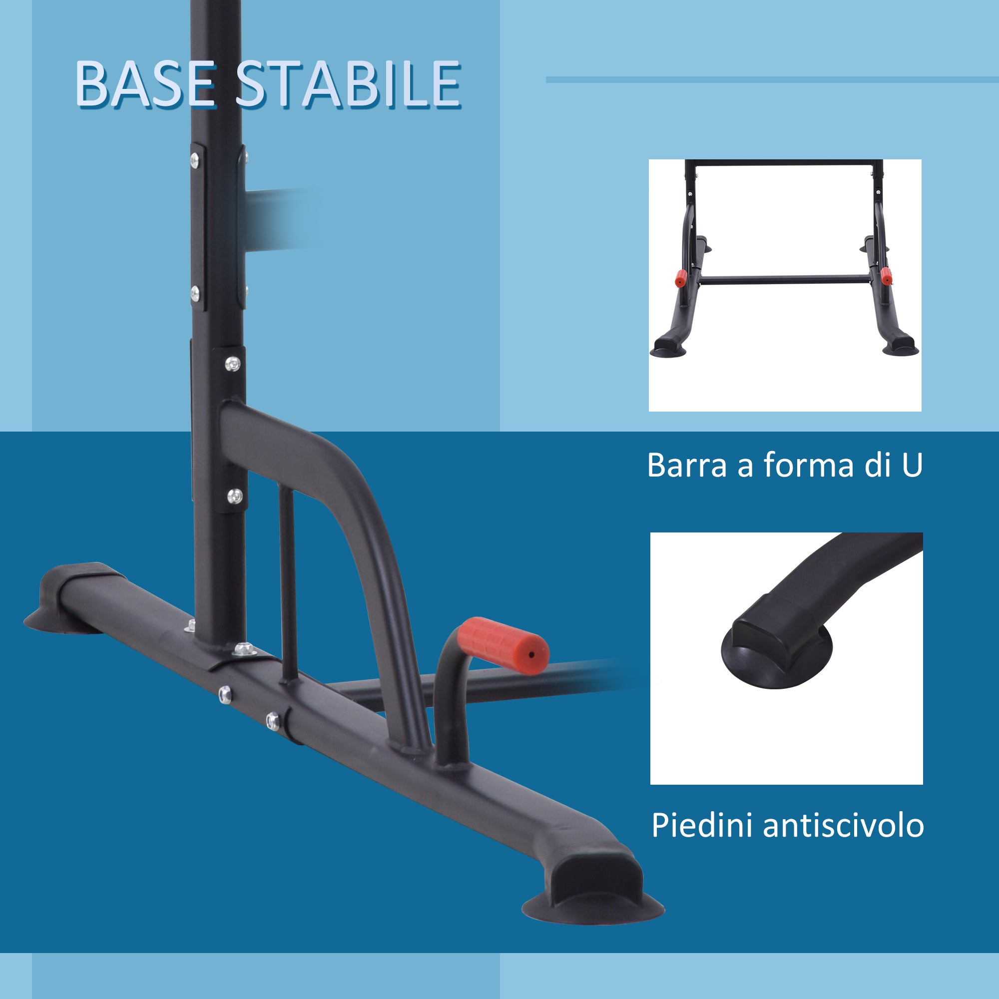 EasyComfort Power Tower multifunctioneel fitnessstation 181-229cm