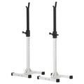 EASYCOMFORT Porta Bilanciere Universale in Acciaio, Altezza Regolabile su 12 Livelli, Carico Massimo 150kg