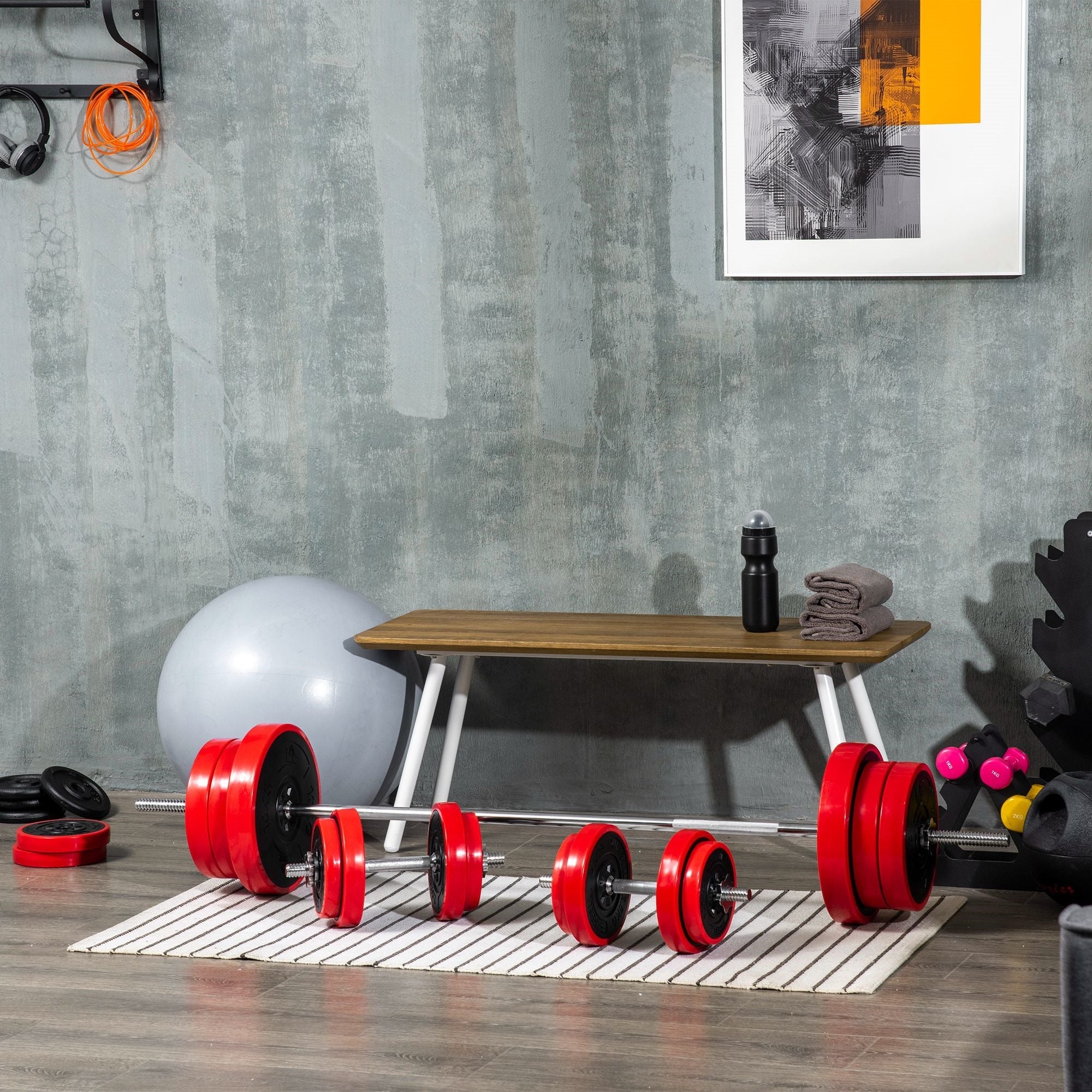 EasyComfort halterset 65 kg – rood