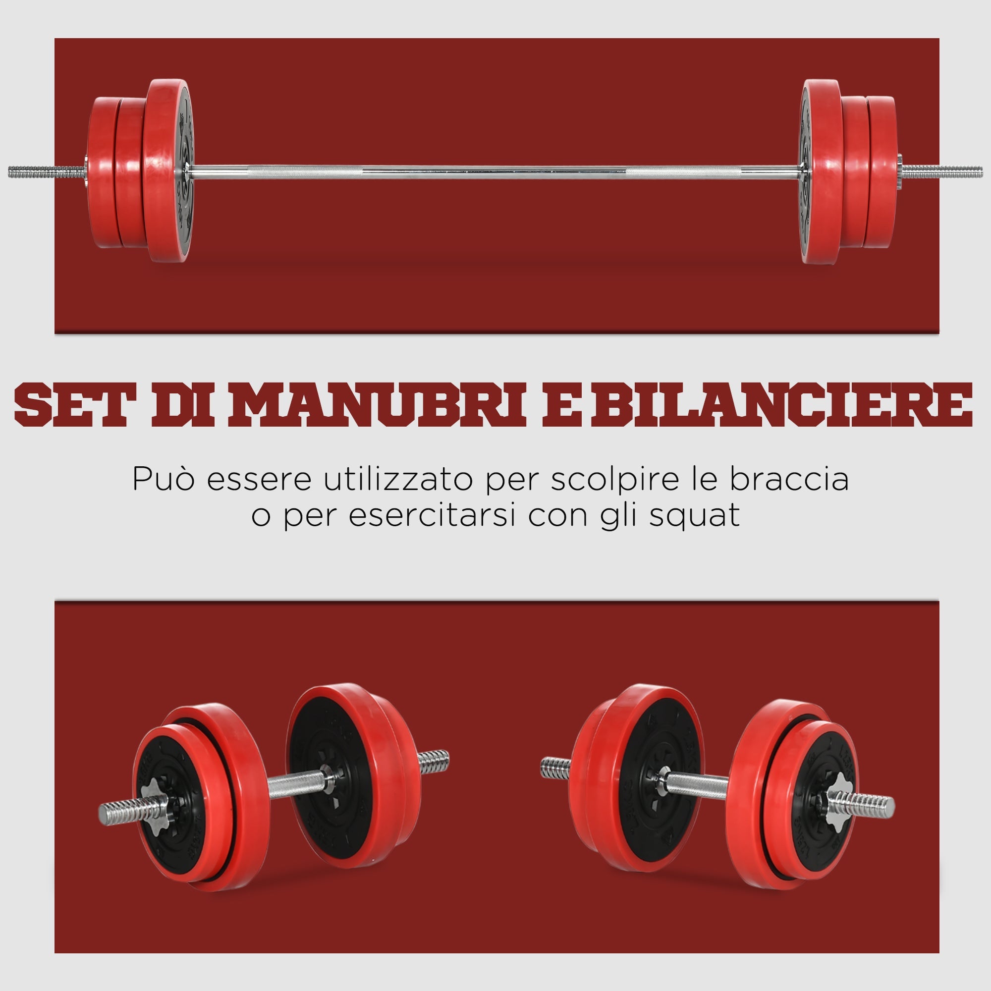 EasyComfort halterset 65 kg – rood