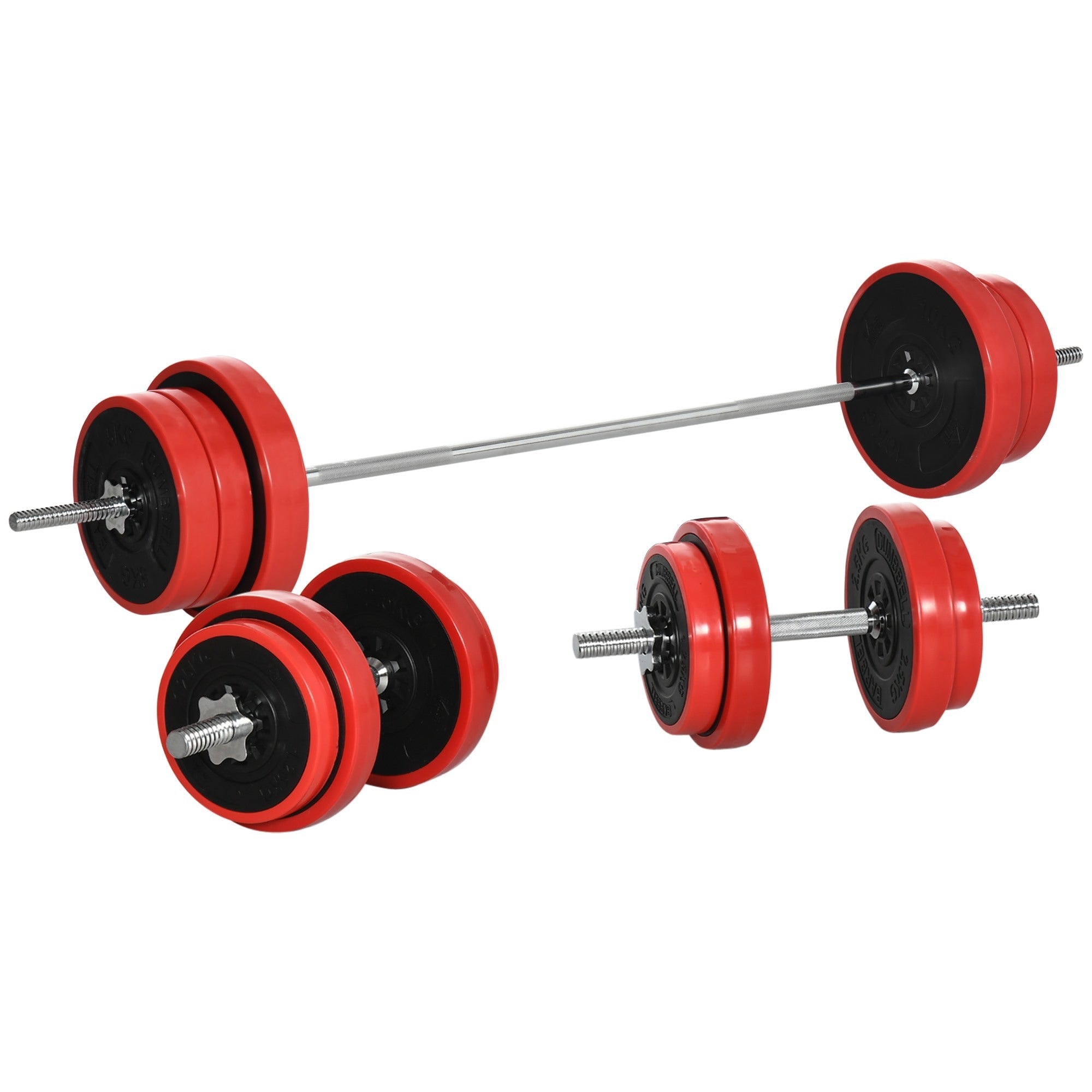 EasyComfort halterset 65 kg rood