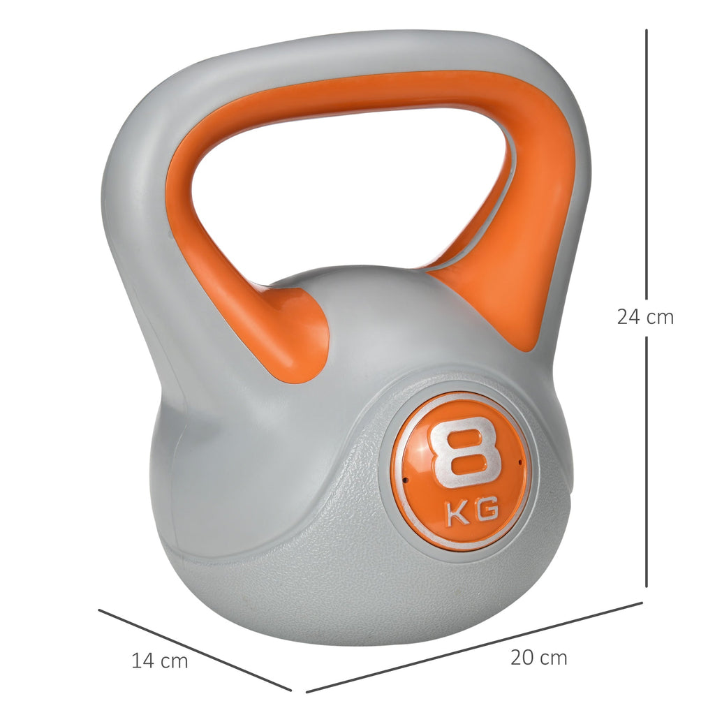 EasyComfort Kettlebell 8 kg - oranje