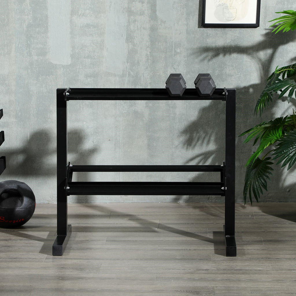 EasyComfort Porta Pesi halterrek met 2 schappen, 270 kg