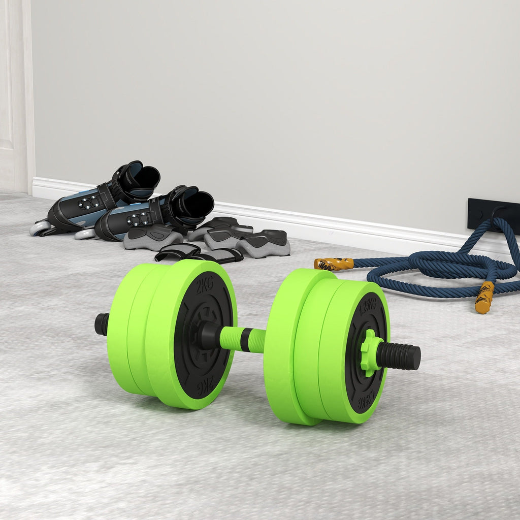 Easycomfort Pesi da Palestra Set 4 in 1 da 40kg totali, utilizzabile come Kettlebell, Manubri e Bilancieri