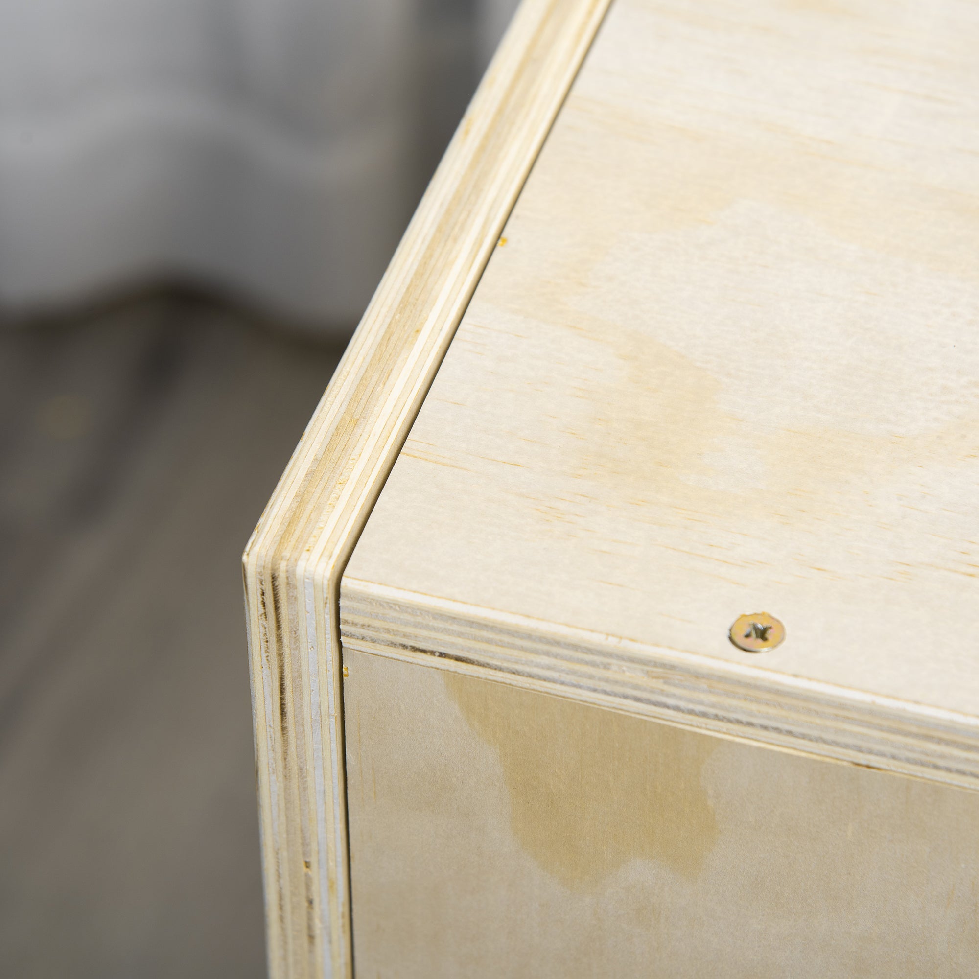 Easycomfort Plyo Box in Legno a 3 Altezze, Jumping Box Pliometrico Capacità 120kg, 61x51x76cm