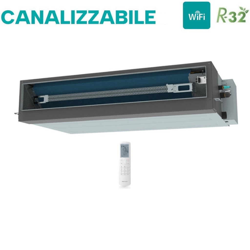Hisense Ducted Indoor Unit 24000 Btu AUD71UX4RFM8 R-32 Wi-Fi Optional with Remote Control and Wired Control as standard