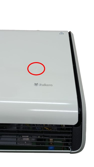 AREA OCCASIONI Radiatore Stufa a Gas Italkero POSTER SP90 white da 7,87 kW Metano o Gpl Completa di Kit Fumi