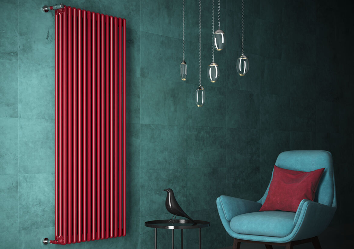 Batteria Completa Radiatore in Acciaio Cordivari ARDESIA 3 Colonne da 3 a 24 Elementi Interasse 700 mm Altezza 756 mm with Tappi e Riduzioni Inclusi