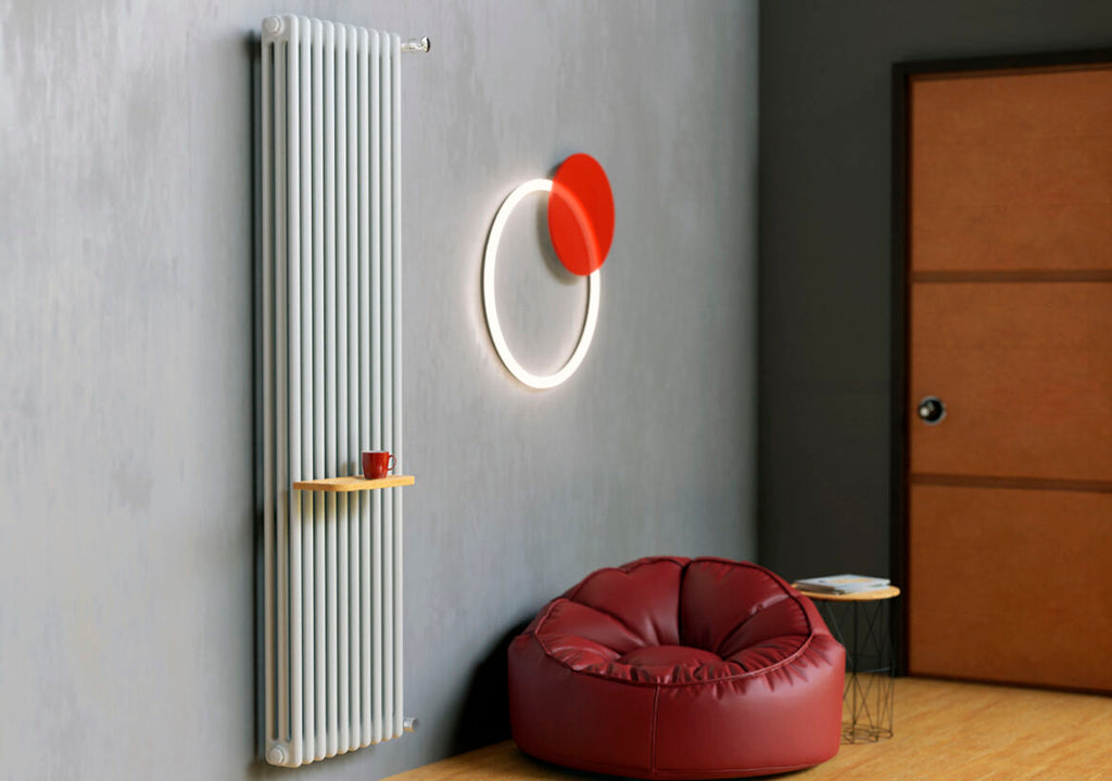 Batteria Completa Radiatore in Acciaio Cordivari ARDESIA 3 Colonne da 3 a 24 Elementi Interasse 700 mm Altezza 756 mm with Tappi e Riduzioni Inclusi