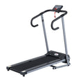 EasyComfort Tapis Roulant Elettrico Pieghevole Salvaspazio e Silenzioso with Velocità Regolabile 1-10km/h e Schermo LCD, per Casa e Ufficio, 500W, black