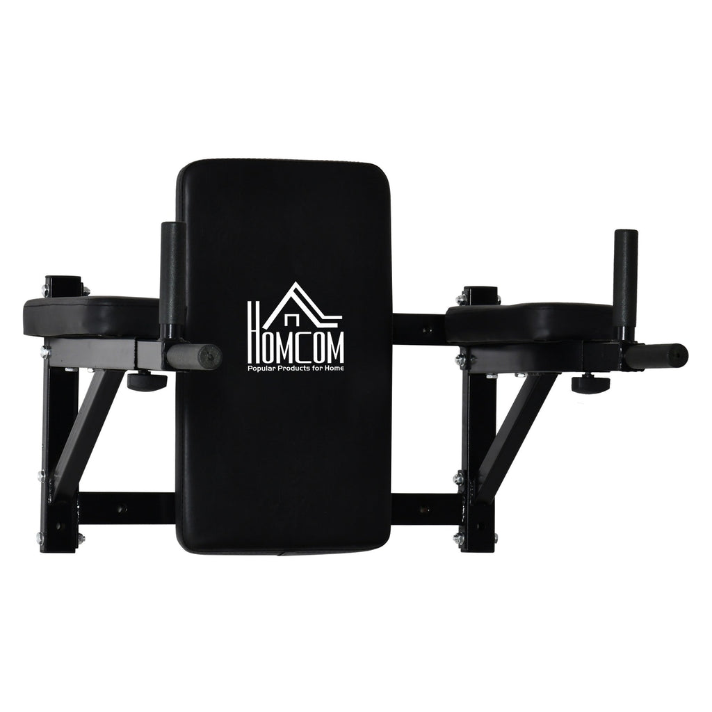 EASYCOMFORT Lifting Support Wall Mounting for Muscle Training Black Steel Pipes