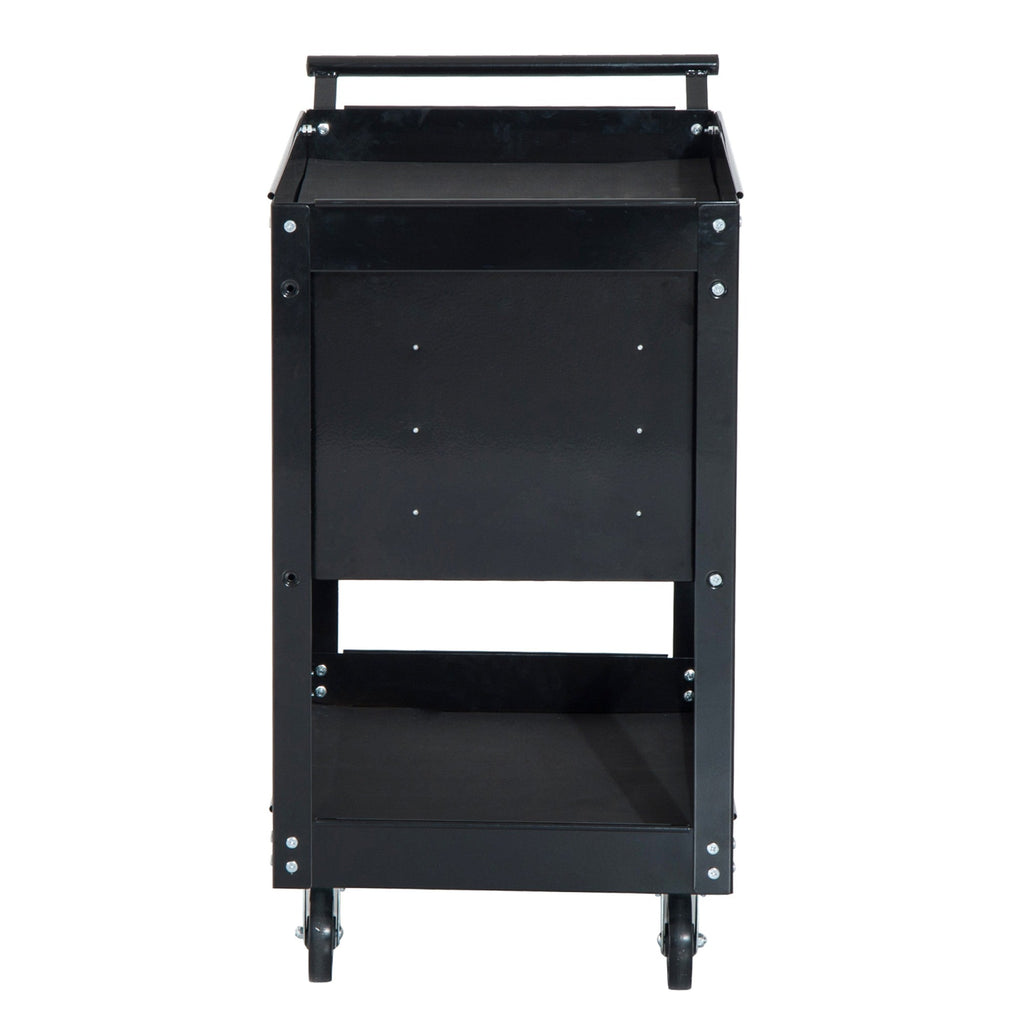 EASYCOMFORT Professional Workshop Trolley Sheet Metal Tool Chest, Black, 68 x 46 x 88cm