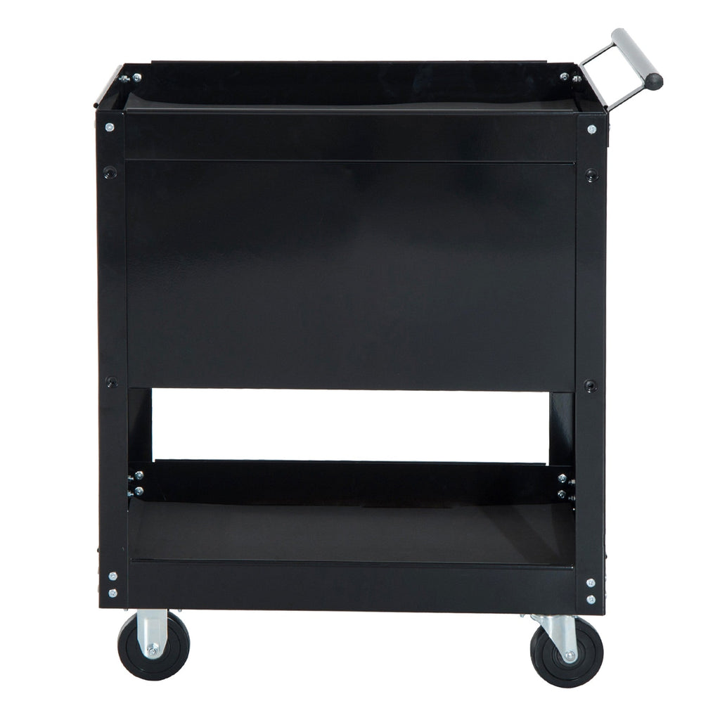 EASYCOMFORT Professional Workshop Trolley Sheet Metal Tool Chest, Black, 68 x 46 x 88cm