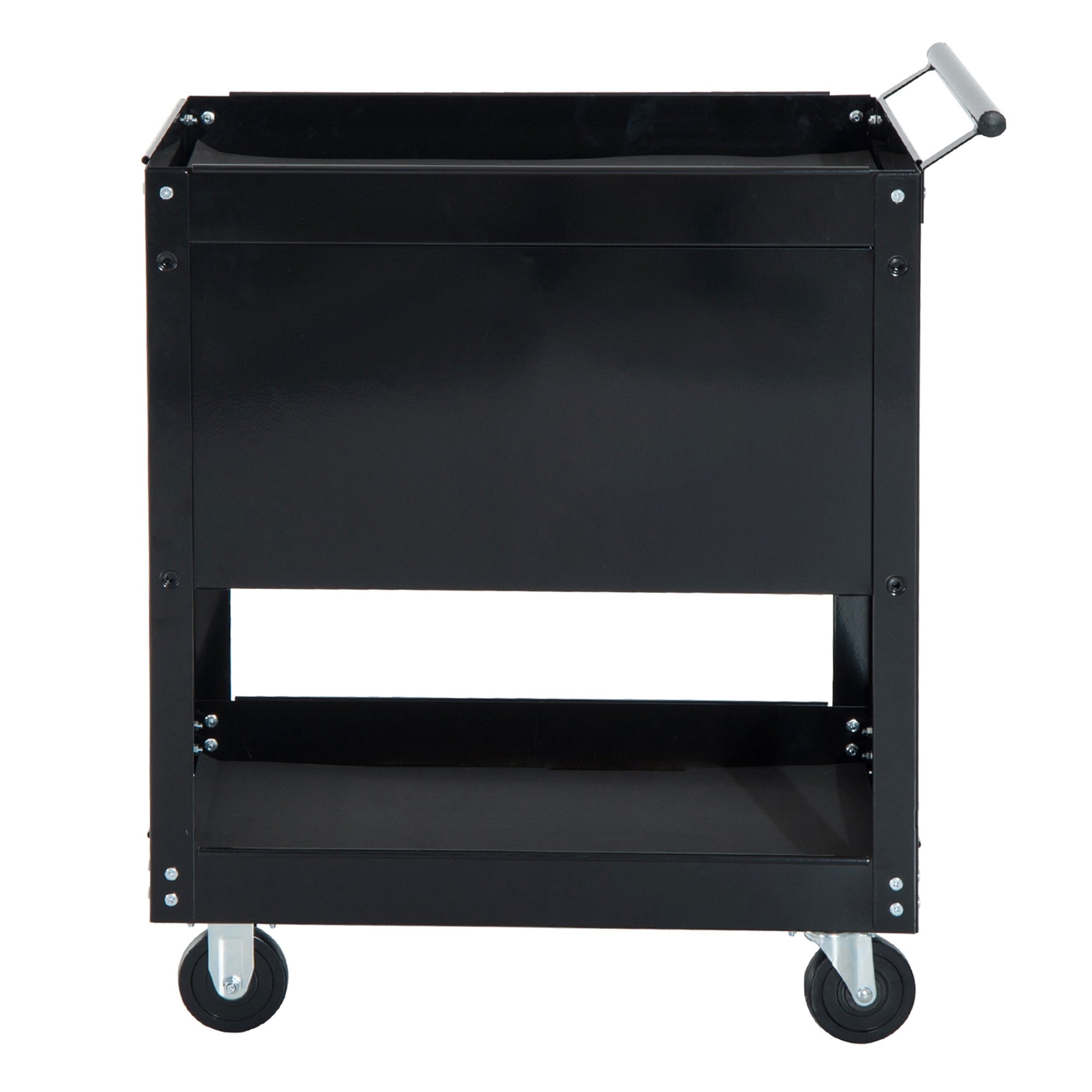 EASYCOMFORT Professional Workshop Trolley Sheet Metal Tool Chest, Black, 68 x 46 x 88cm