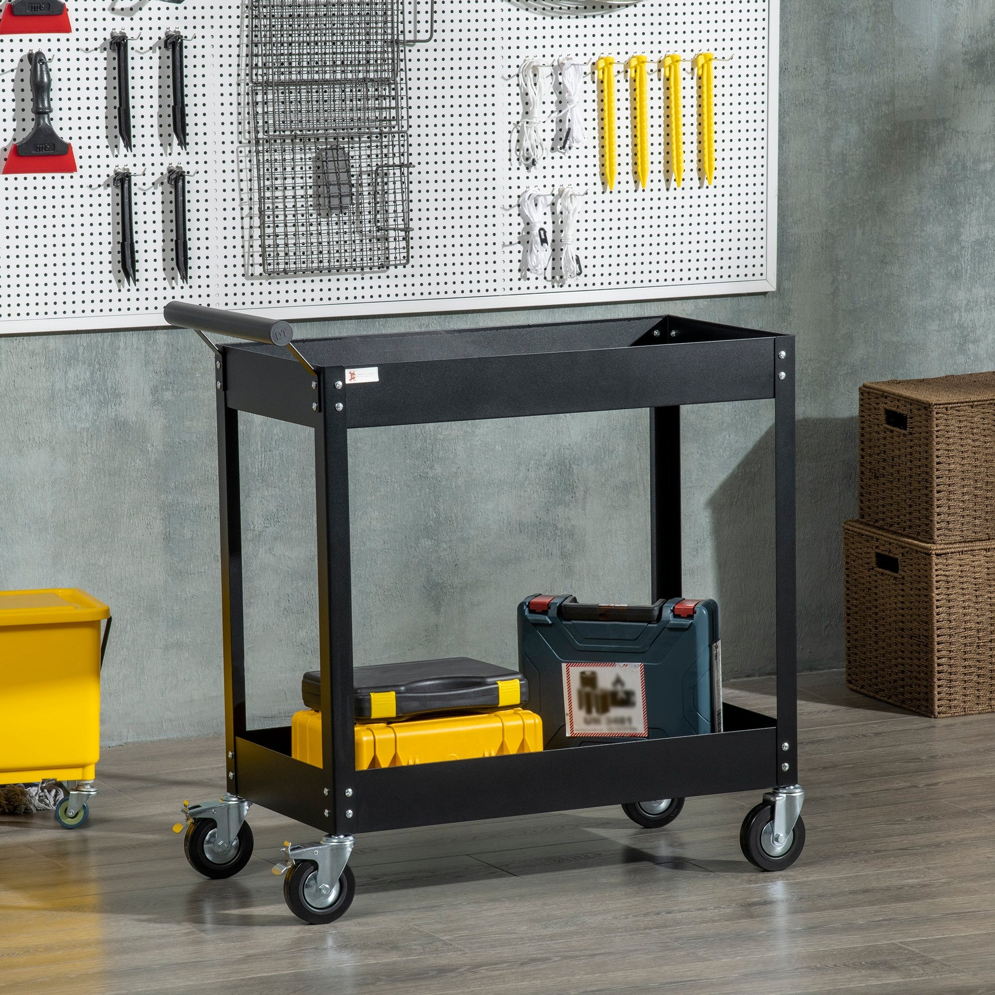 EasyComfort DURHAND Gereedschapskar 2-planken 150 kg 84.5x38x84cm