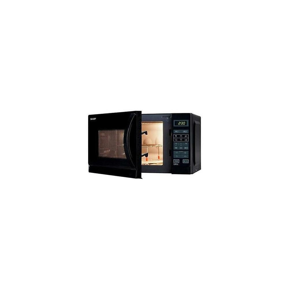 Sharp R742BKW magnetron met grill 25 L 900 W zwart