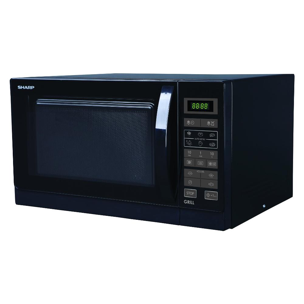 Sharp R742BKW magnetron met grill 25 L 900 W zwart