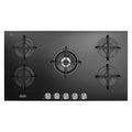 Piano Cottura A Gas De Longhi LIFE Nsl 590 Nc 5 Fuochi (L90xP51) Vetroceramica Nero