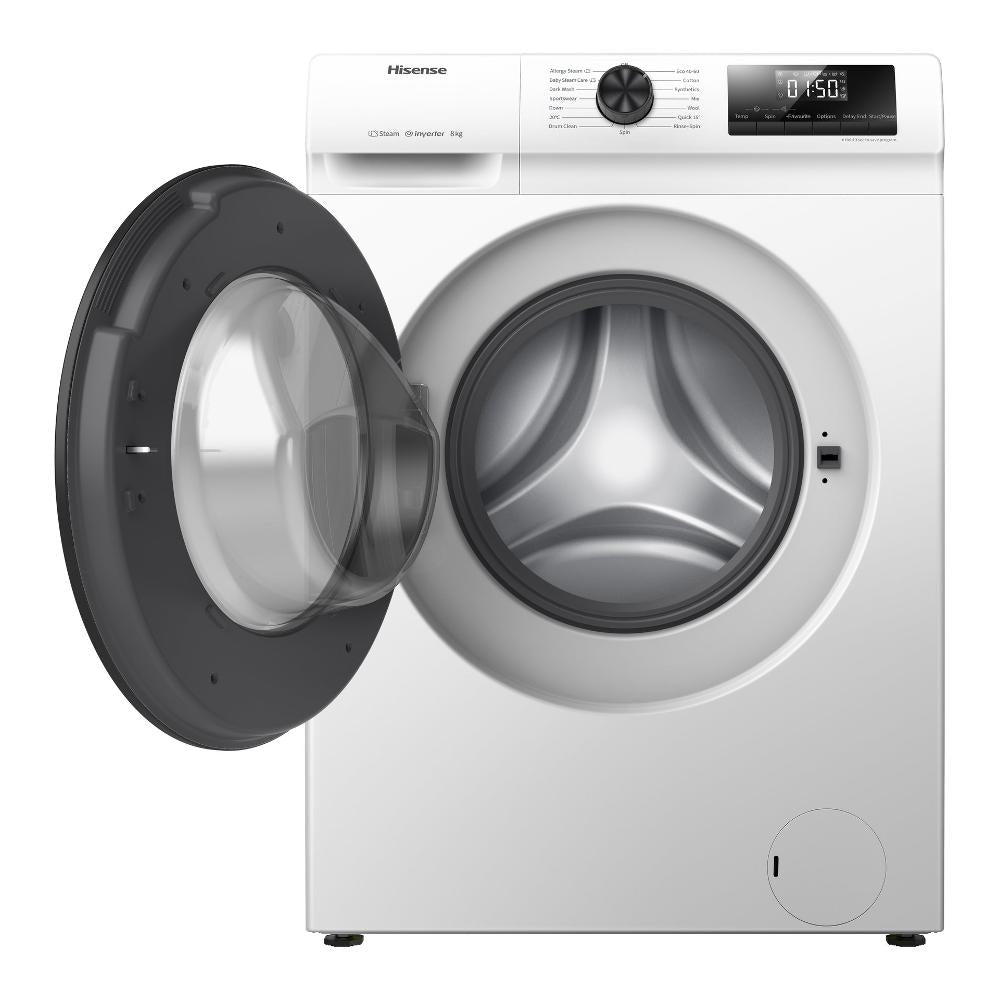 Lavatrice A Carico Frontale Hisense WFQP8014EVM 8 Kg Classe A 1400 Giri (A85xL59,5xP54) Bianco