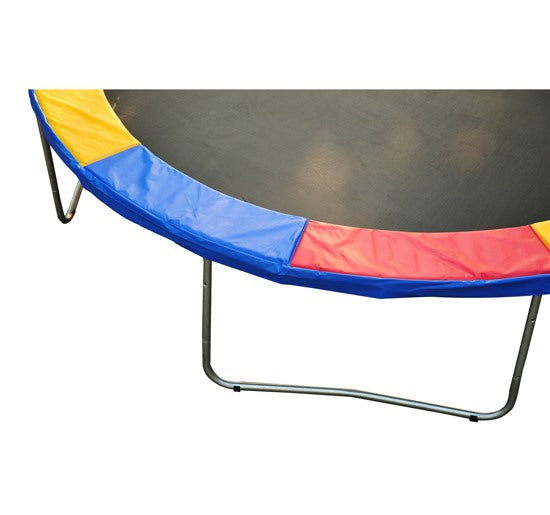 EASYCOMFORT Protective Cover for Elastic Trampoline Red Yellow and Blue Ø244cm